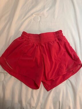 Lululemon Hotty Hot Running Shorts - Red
